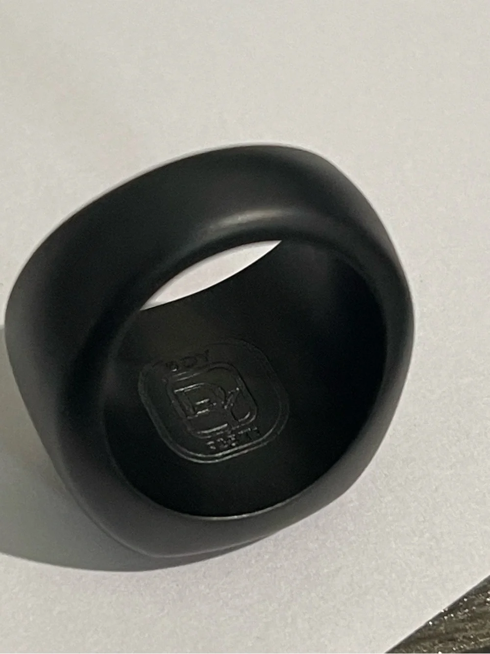 David Yurman Rubies Black Titanium Ring size 9.5